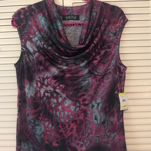 Kasper Sleeveless Blouse - Picture 2 of 7